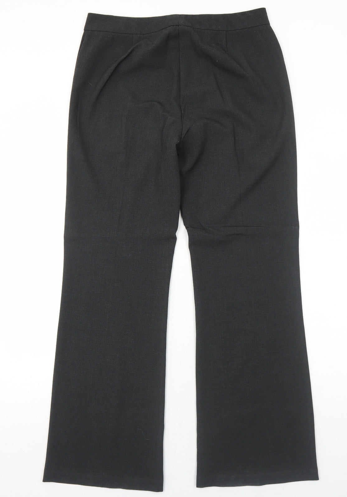 Womens UK Size 12 Marks and Spencer Regular Fit Dress Pants Grey Trousers