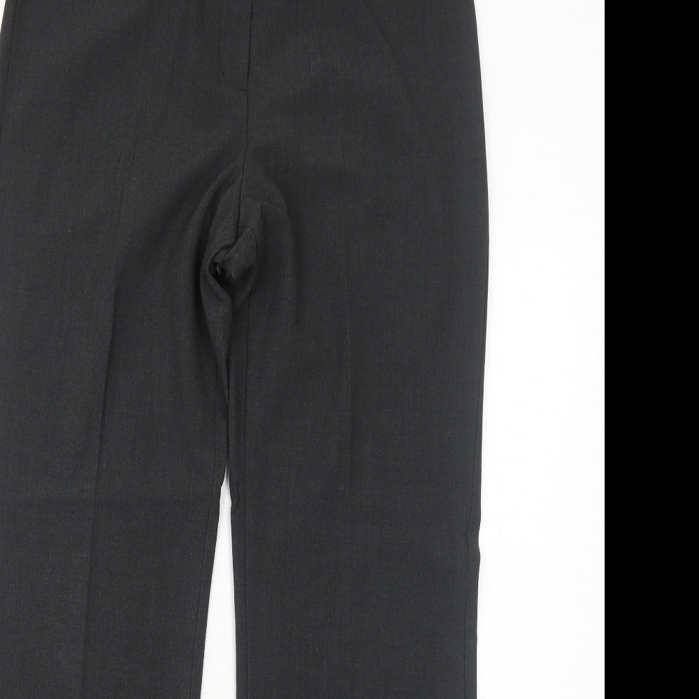 Womens UK Size 12 Marks and Spencer Regular Fit Dress Pants Grey Trousers