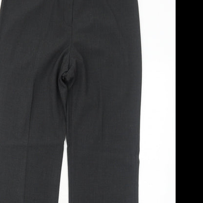 Womens UK Size 12 Marks and Spencer Regular Fit Dress Pants Grey Trousers