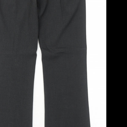 Womens UK Size 12 Marks and Spencer Regular Fit Dress Pants Grey Trousers