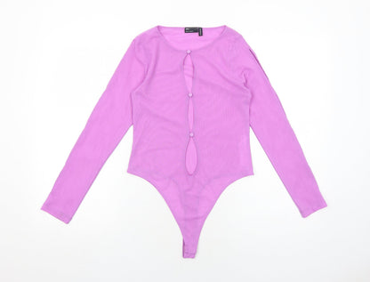 Womens UK Size 12 ASOS One-Piece Purple Bodysuit