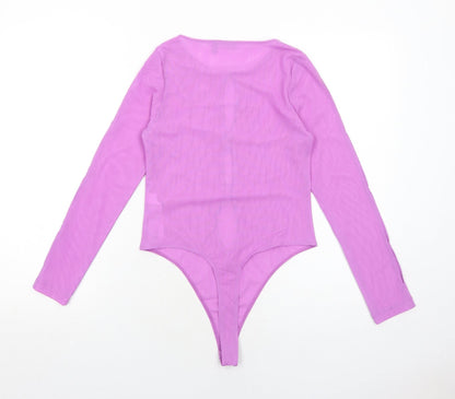 Womens UK Size 12 ASOS One-Piece Purple Bodysuit