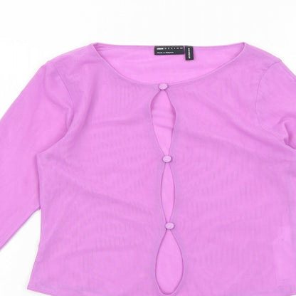 Womens UK Size 12 ASOS One-Piece Purple Bodysuit