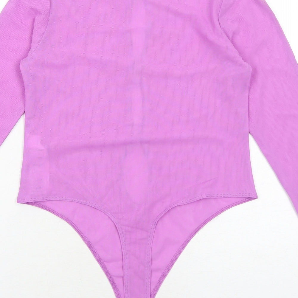Womens UK Size 12 ASOS One-Piece Purple Bodysuit