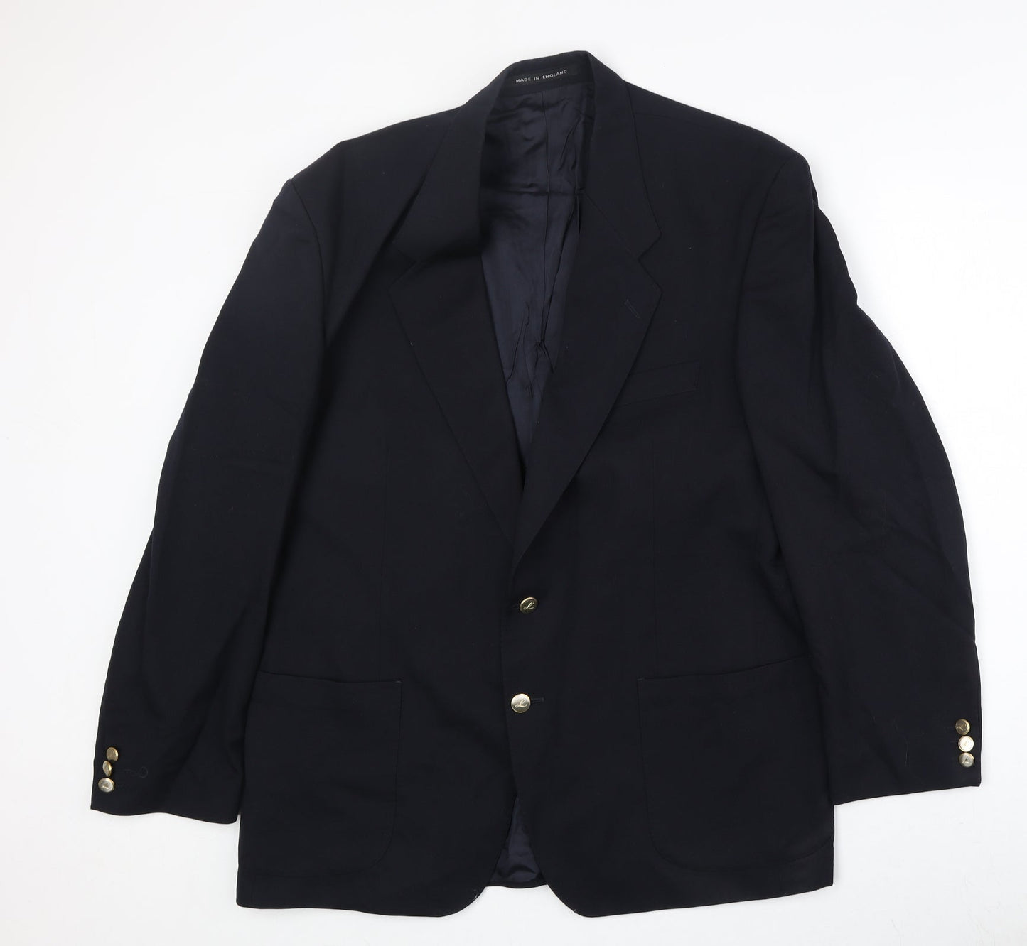 Mens UK Size 44 The Label Regular Blue Suit Jacket