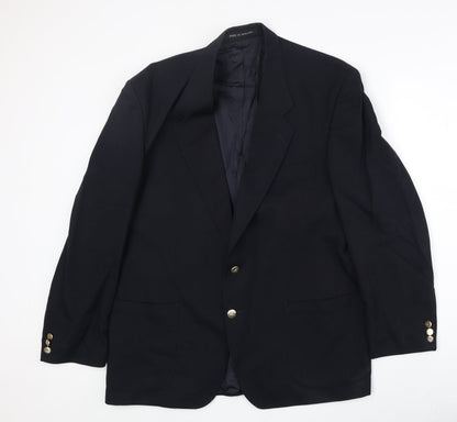Mens UK Size 44 The Label Regular Blue Suit Jacket