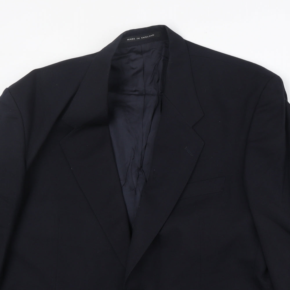 Mens UK Size 44 The Label Regular Blue Suit Jacket