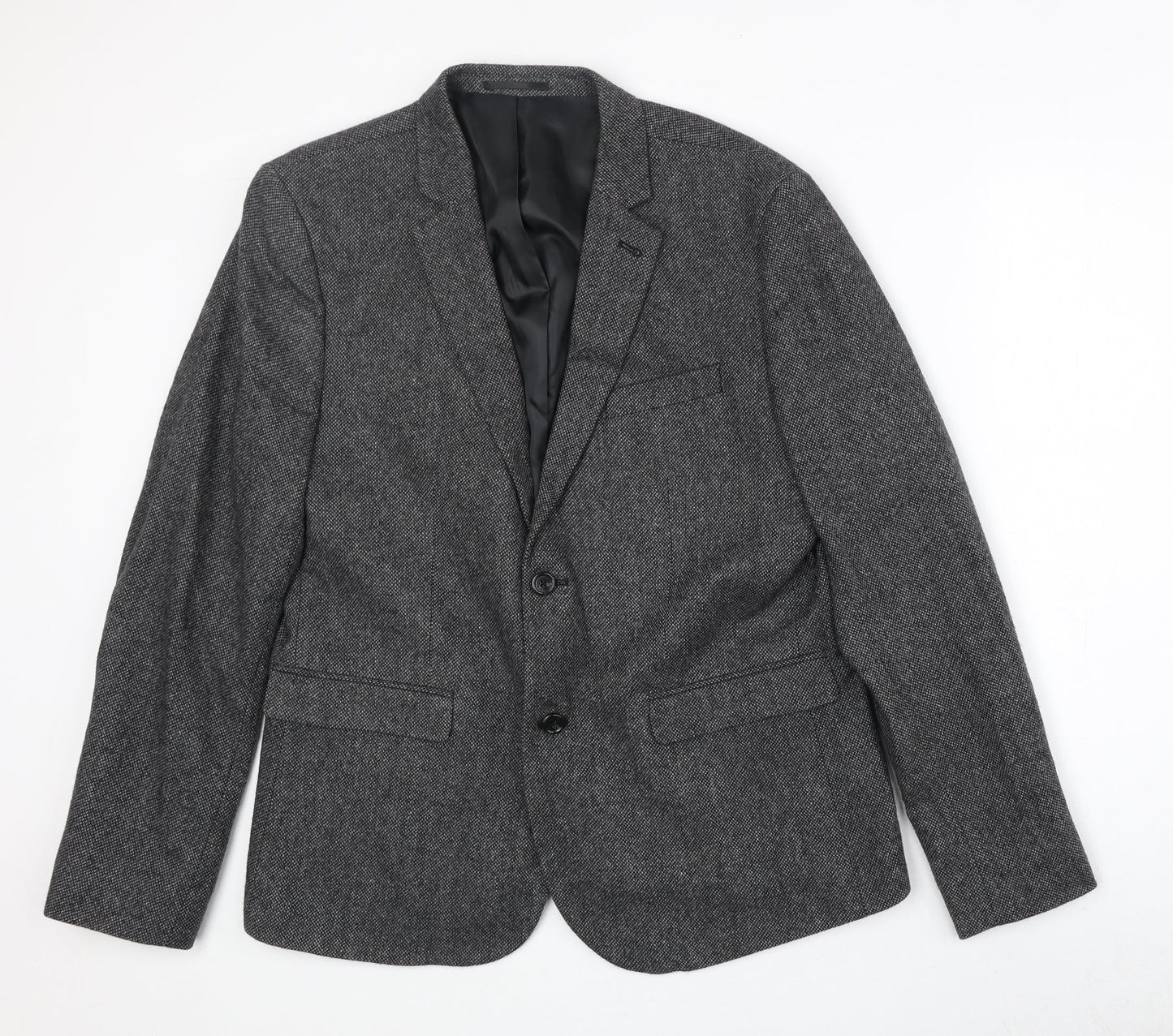 Mens UK Size 42 New Look Regular Grey Suit Jacket