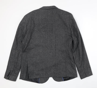 Mens UK Size 42 New Look Regular Grey Suit Jacket