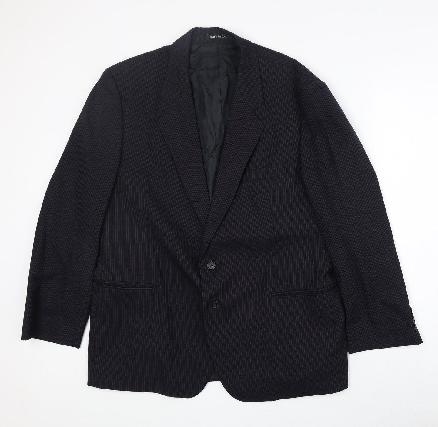 Mens UK Size 44 Marks and Spencer Regular Black Suit Jacket