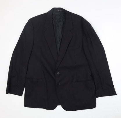 Mens UK Size 44 Marks and Spencer Regular Black Suit Jacket
