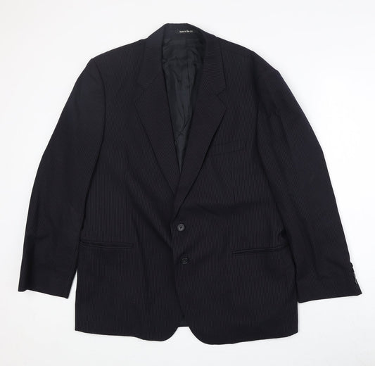 Mens UK Size 44 Marks and Spencer Regular Black Suit Jacket