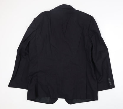 Mens UK Size 44 Marks and Spencer Regular Black Suit Jacket