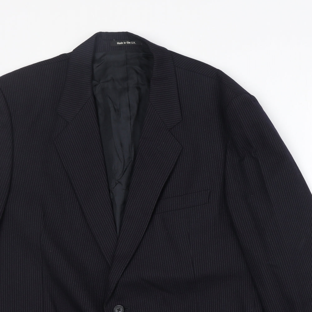 Mens UK Size 44 Marks and Spencer Regular Black Suit Jacket
