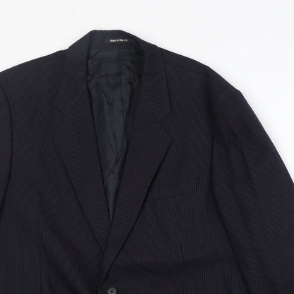 Mens UK Size 44 Marks and Spencer Regular Black Suit Jacket