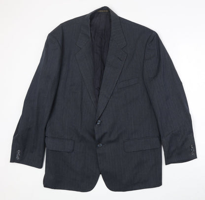Mens UK Size 44 Marks and Spencer Regular Blue Suit Jacket