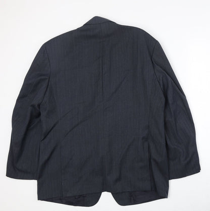 Mens UK Size 44 Marks and Spencer Regular Blue Suit Jacket