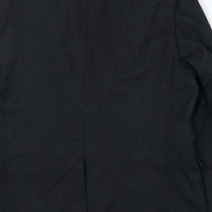 Mens UK Size 44 Burton Regular Black Suit Jacket