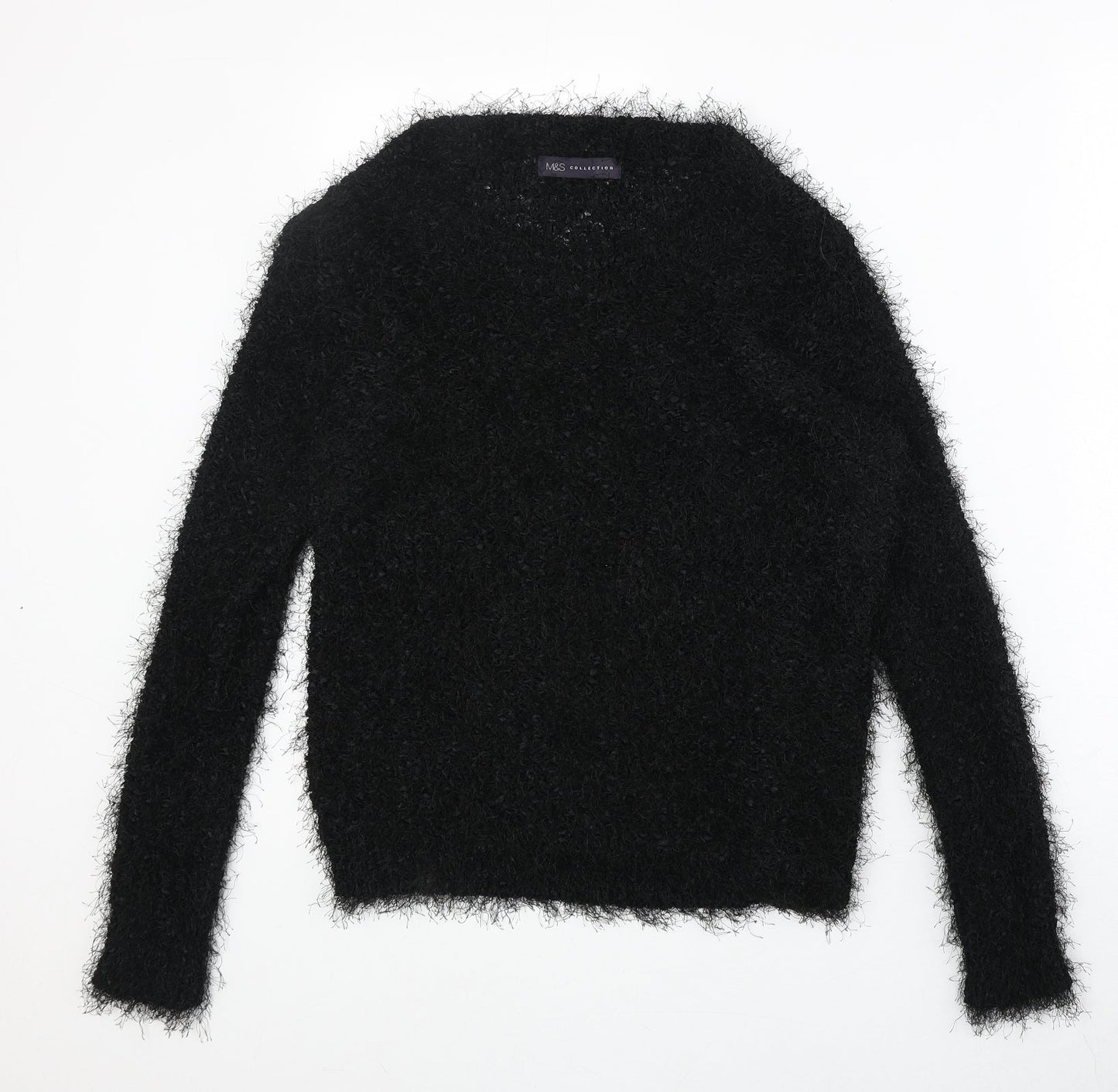 Womens UK Size 8 Marks and Spencer Black Pullover Jumper