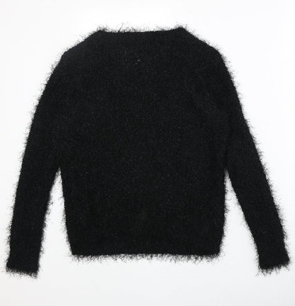 Womens UK Size 8 Marks and Spencer Black Pullover Jumper
