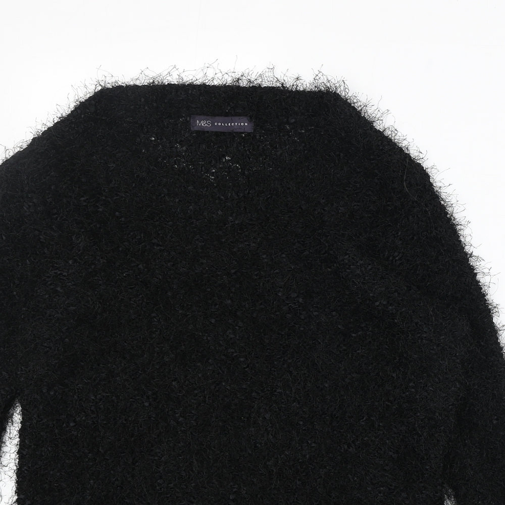 Womens UK Size 8 Marks and Spencer Black Pullover Jumper