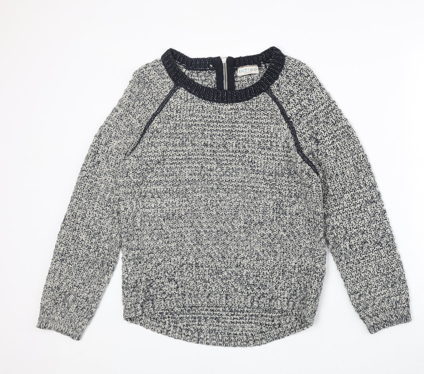 Womens UK Size 8 Marks and Spencer Blue Pullover Jumper