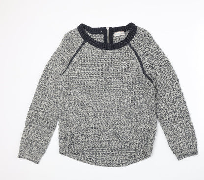 Womens UK Size 8 Marks and Spencer Blue Pullover Jumper