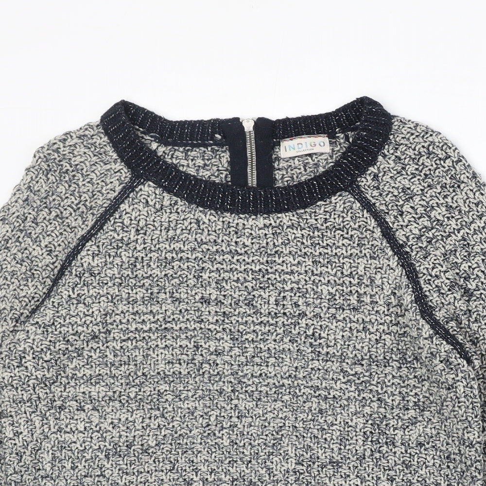 Womens UK Size 8 Marks and Spencer Blue Pullover Jumper