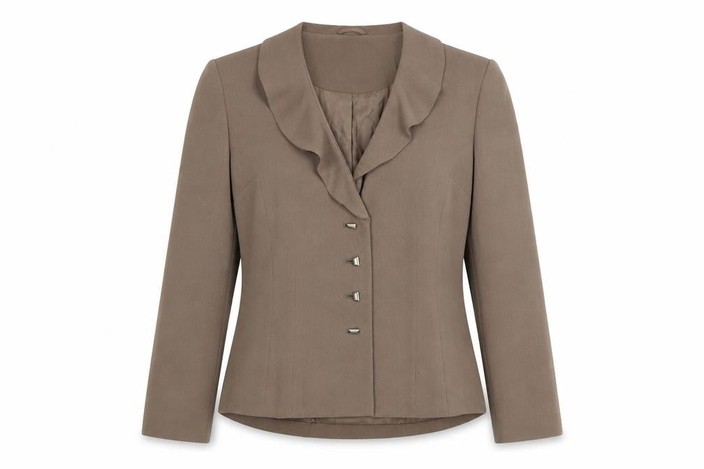 Womens UK Size 10 Minuet Regular Brown Blazer