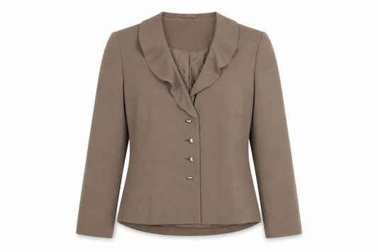 Womens UK Size 10 Minuet Regular Brown Blazer