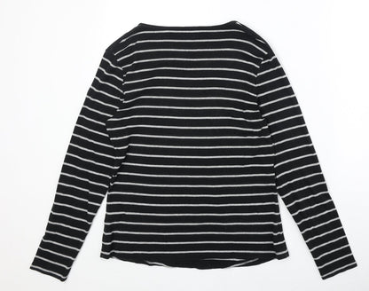 Womens UK Size 14 Arista Black Basic Blouse