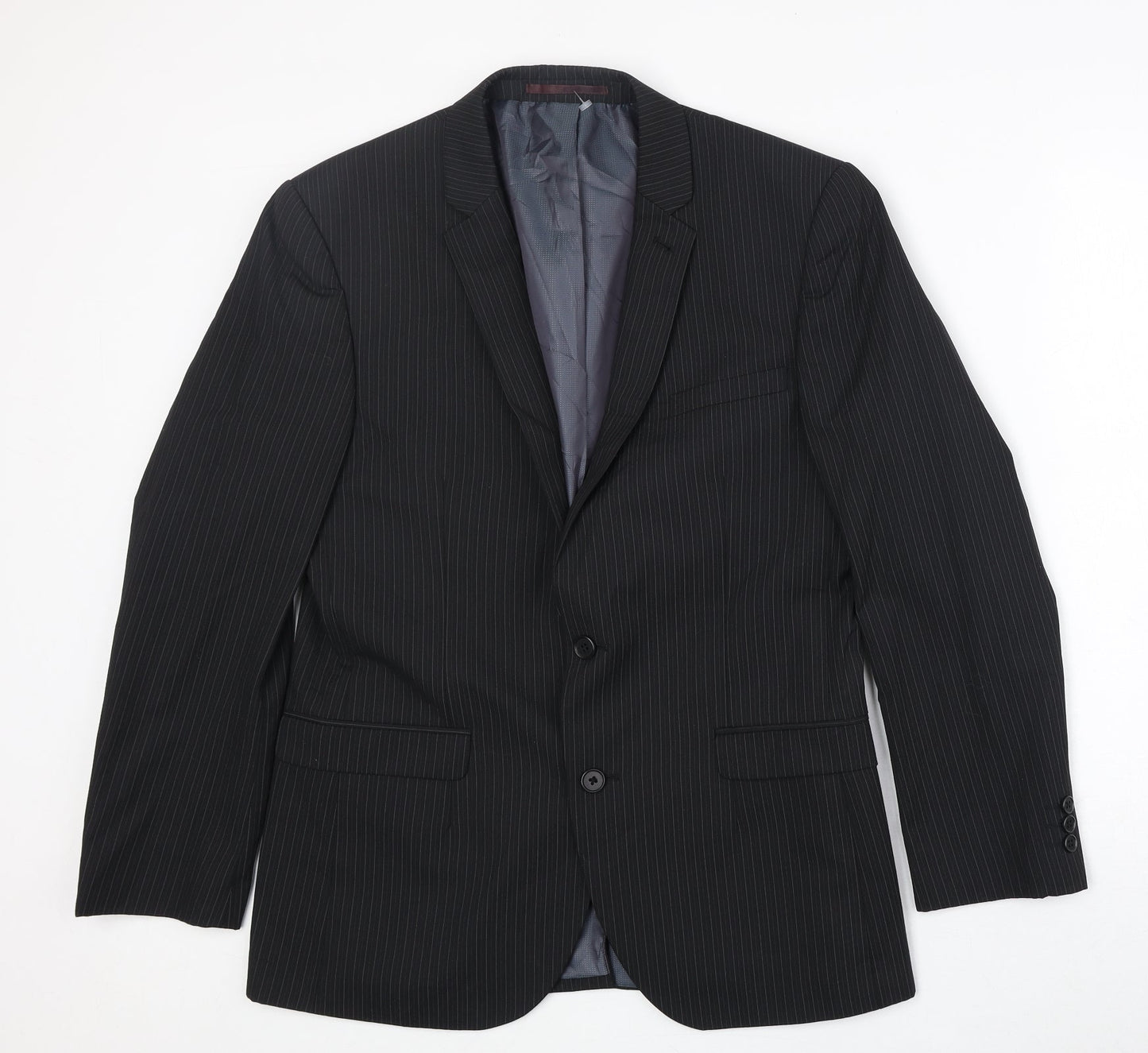 Mens UK Size 38 NEXT Regular Black Suit Jacket