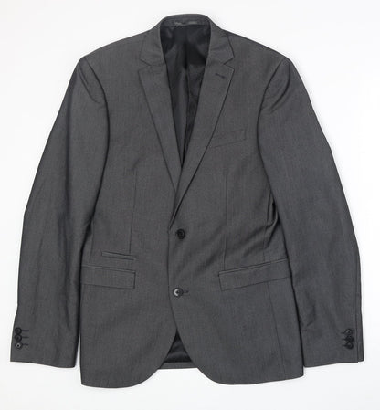 Mens UK Size 38 NEXT Regular Grey Suit Jacket