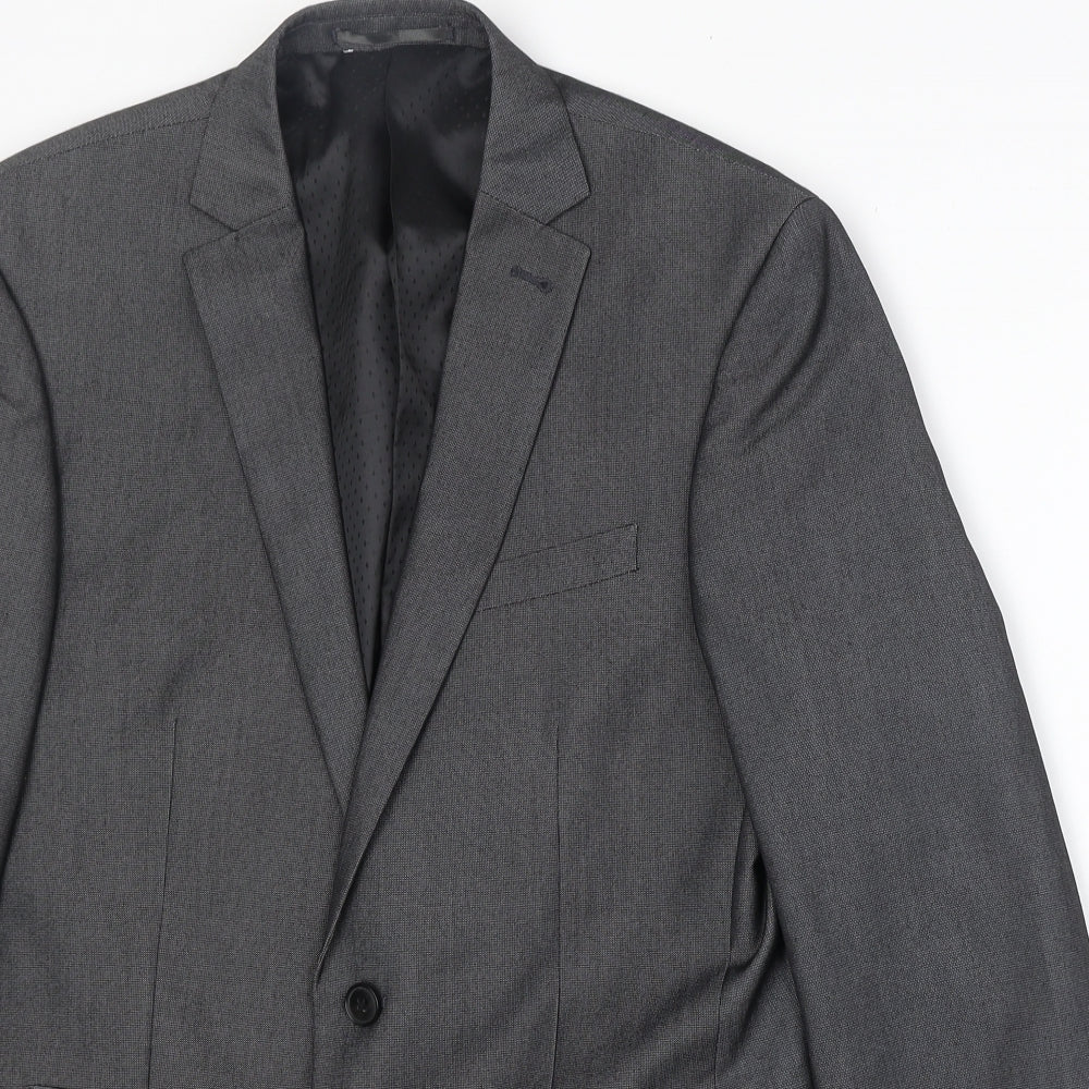 Mens UK Size 38 NEXT Regular Grey Suit Jacket