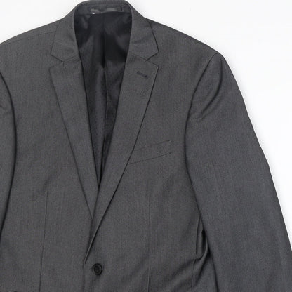 Mens UK Size 38 NEXT Regular Grey Suit Jacket