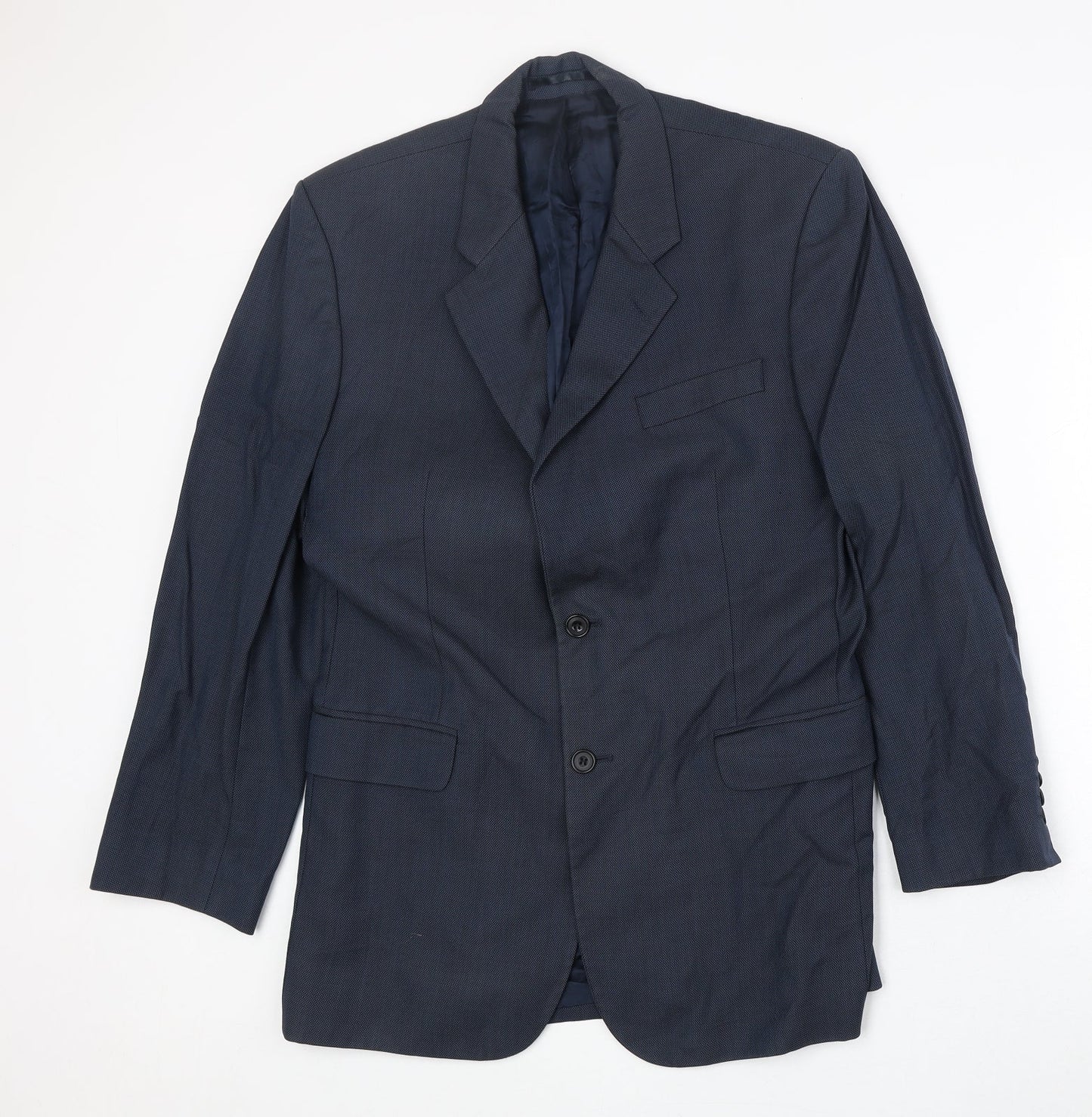 Mens UK Size 40 Roderick Charles Regular Blue Suit Jacket