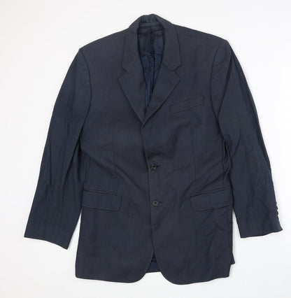Mens UK Size 40 Roderick Charles Regular Blue Suit Jacket