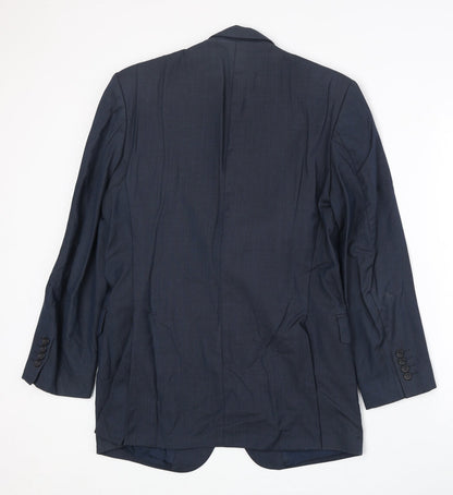 Mens UK Size 40 Roderick Charles Regular Blue Suit Jacket