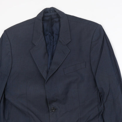 Mens UK Size 40 Roderick Charles Regular Blue Suit Jacket