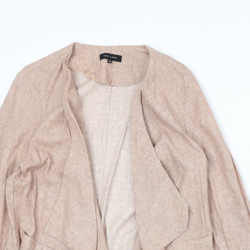 Womens UK Size 14 New Look Pink Cardigan Jumper