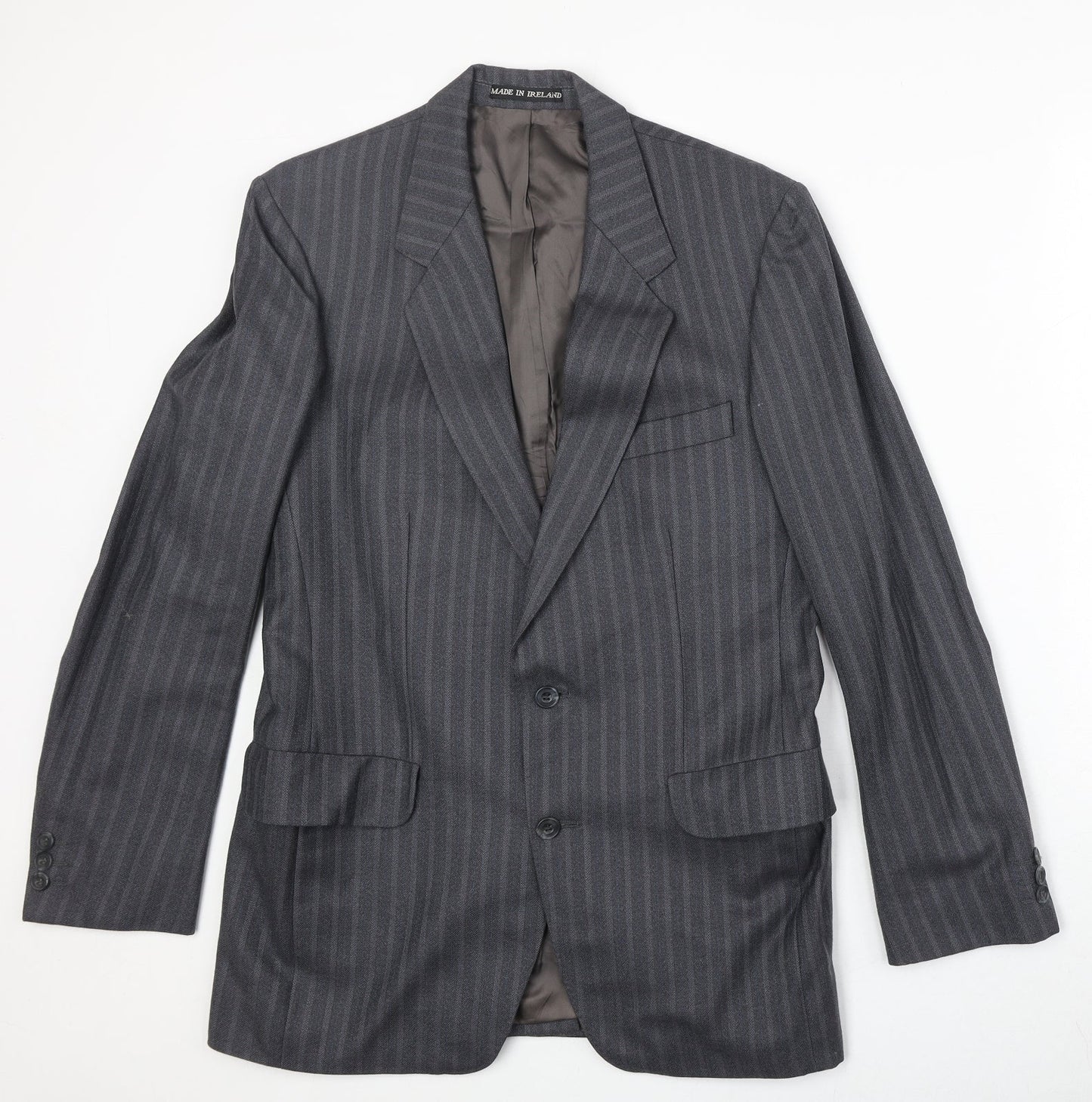 Mens UK Size 38 Dunn & Co Regular Grey Suit Jacket