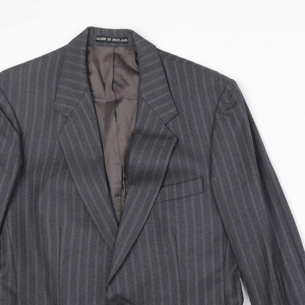 Mens UK Size 38 Dunn & Co Regular Grey Suit Jacket
