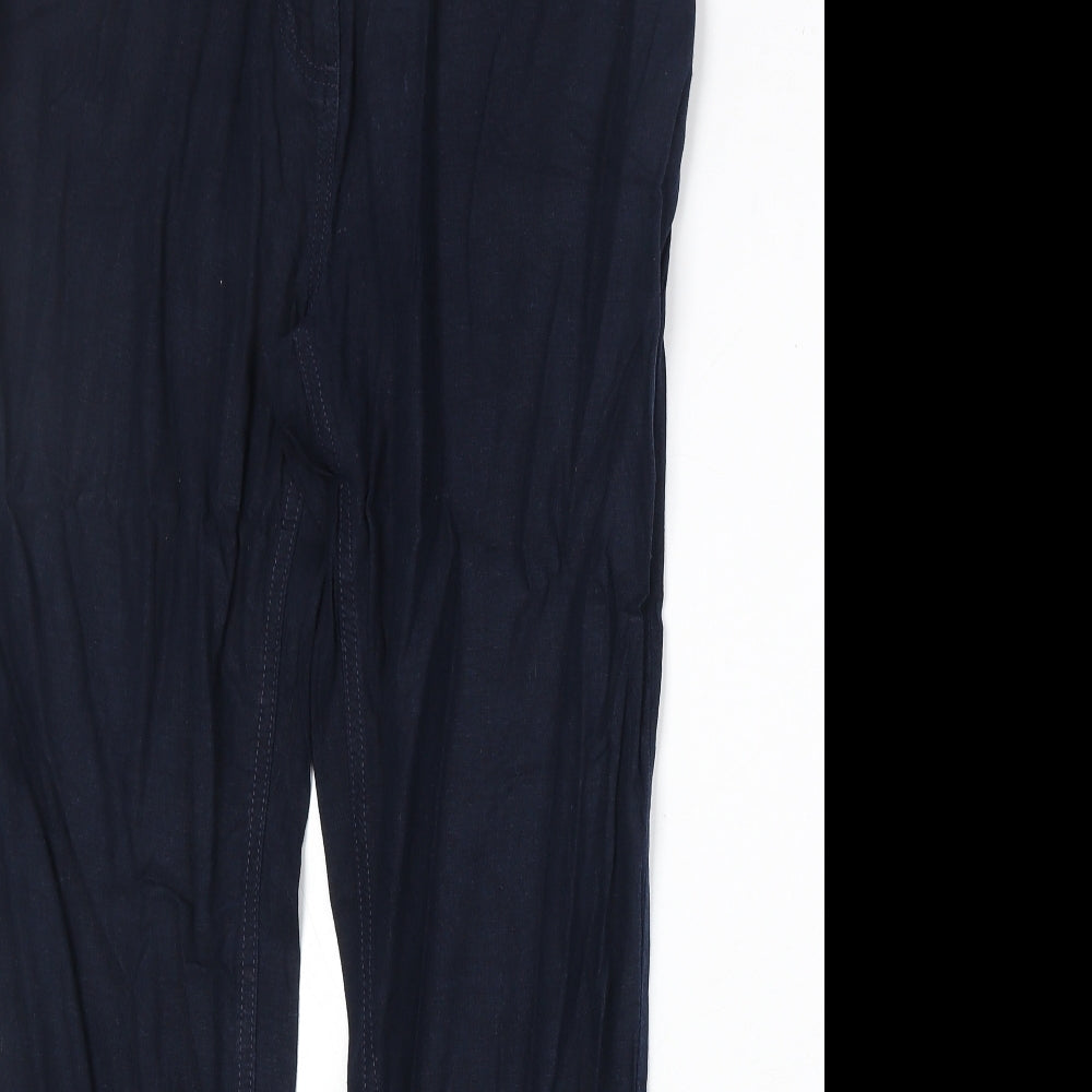 Womens UK Size 34 in NEXT Regular Fit  Blue Trousers