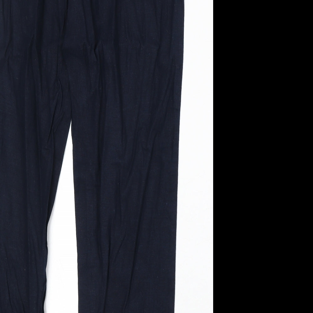 Womens UK Size 34 in NEXT Regular Fit  Blue Trousers