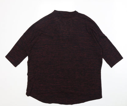 Womens UK Size M New Look Purple Pullover Jumper