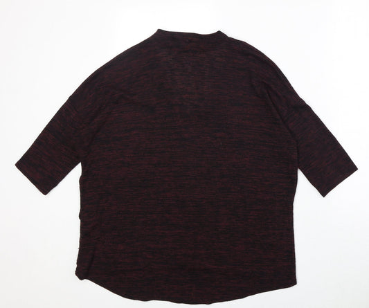 Womens UK Size M New Look Purple Pullover Jumper