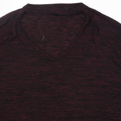 Womens UK Size M New Look Purple Pullover Jumper