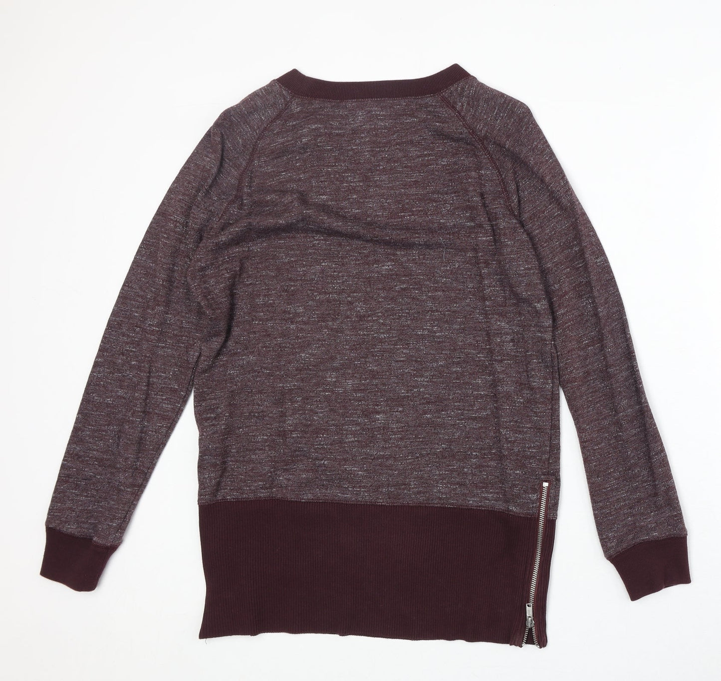 Gap Womens Red Round Neck Cotton Pullover Jumper Size M