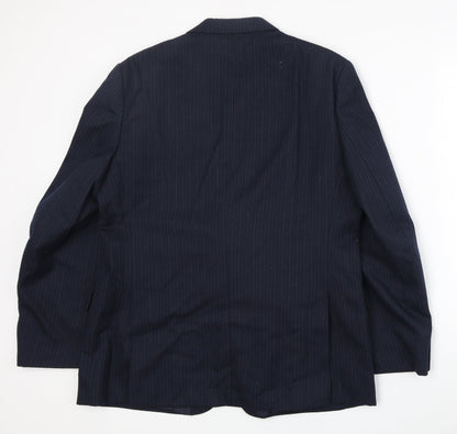 Mens UK Size 42 BHS Regular Blue Suit Jacket