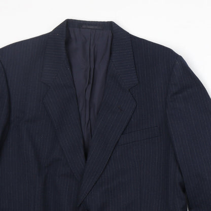 Mens UK Size 42 BHS Regular Blue Suit Jacket